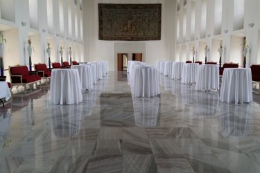 Restoring marble floor