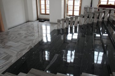 Restoring marble floors